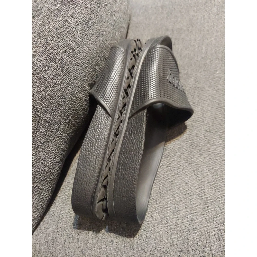 Birkenstock Barbados Eva Sandals M 5 W7 US 38 EU Black Rubber Slip On Slides